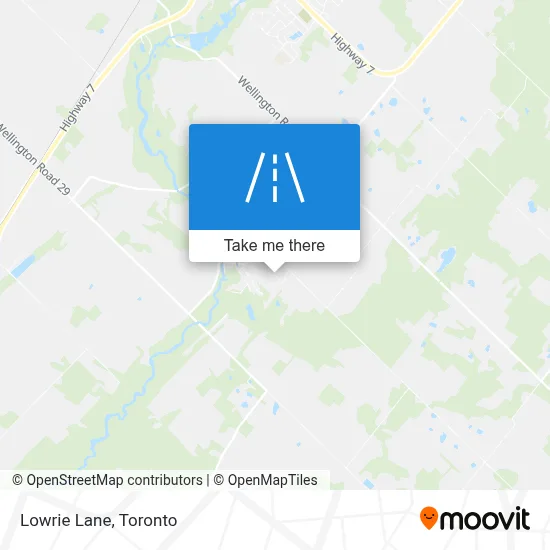 Lowrie Lane map