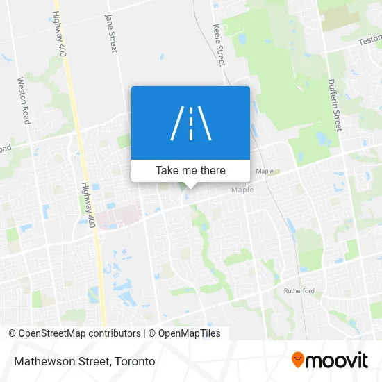 Mathewson Street map