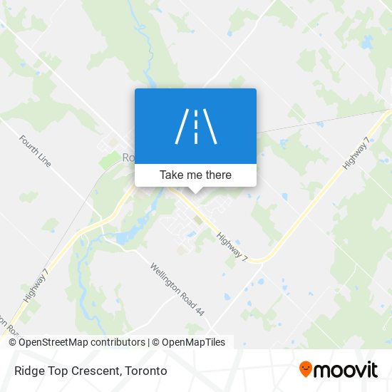 Ridge Top Crescent map