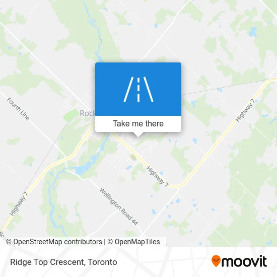 Ridge Top Crescent map