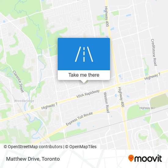 Matthew Drive map