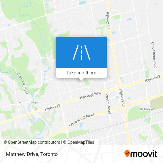 Matthew Drive map