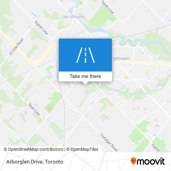 Arborglen Drive map