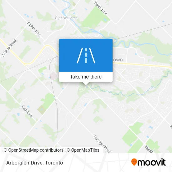 Arborglen Drive map