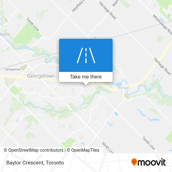 Baylor Crescent map
