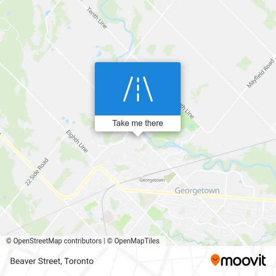 Beaver Street map