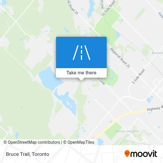 Bruce Trail map
