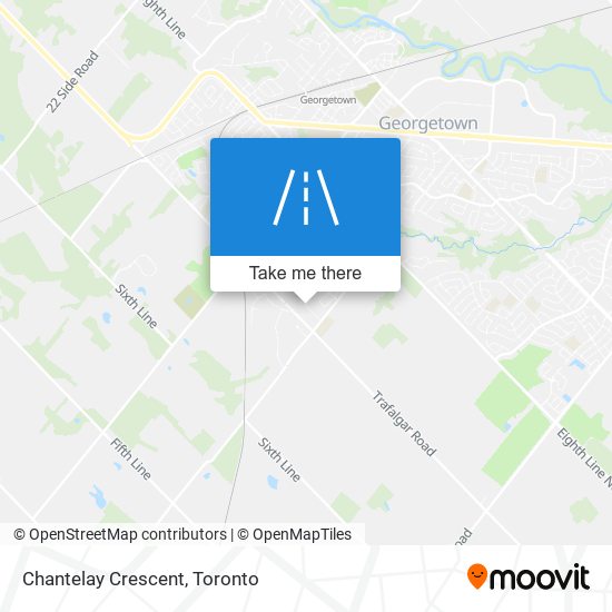 Chantelay Crescent map