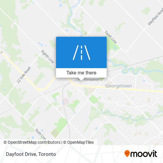 Dayfoot Drive map