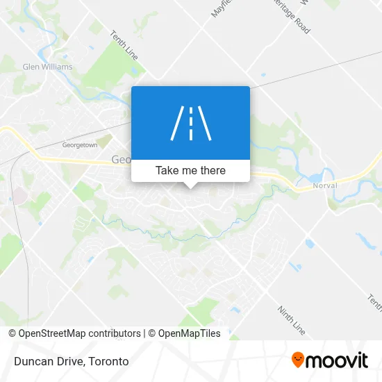 Duncan Drive map
