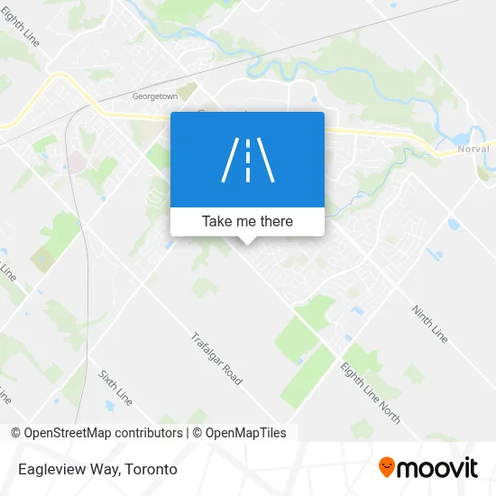 Eagleview Way map