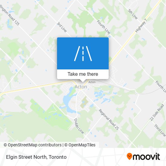 Elgin Street North map