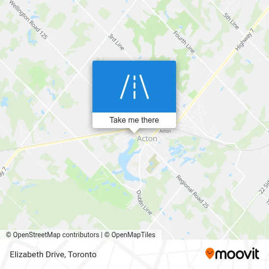 Elizabeth Drive map