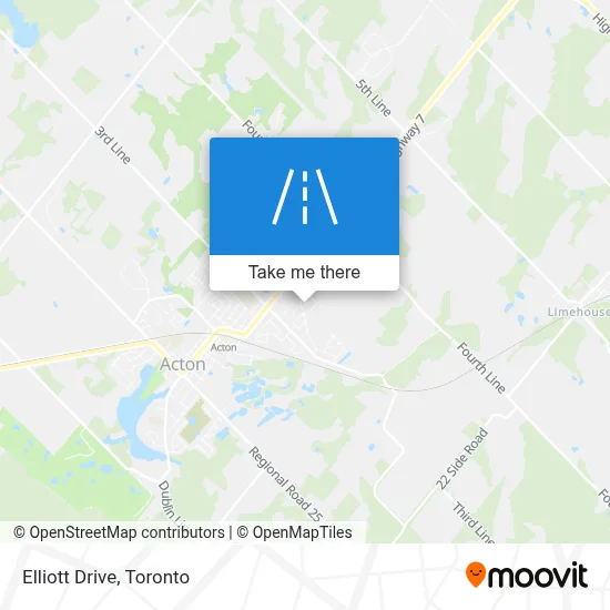 Elliott Drive map