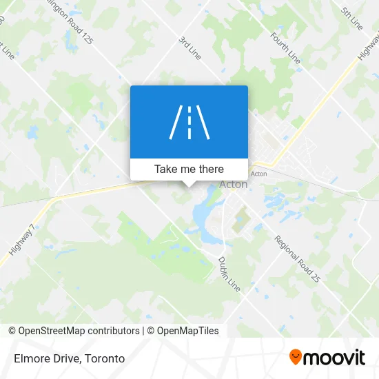 Elmore Drive map