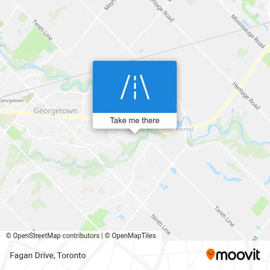 Fagan Drive map