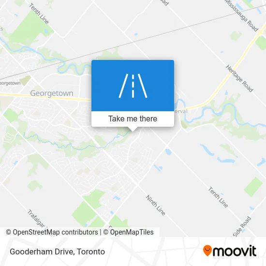 Gooderham Drive map