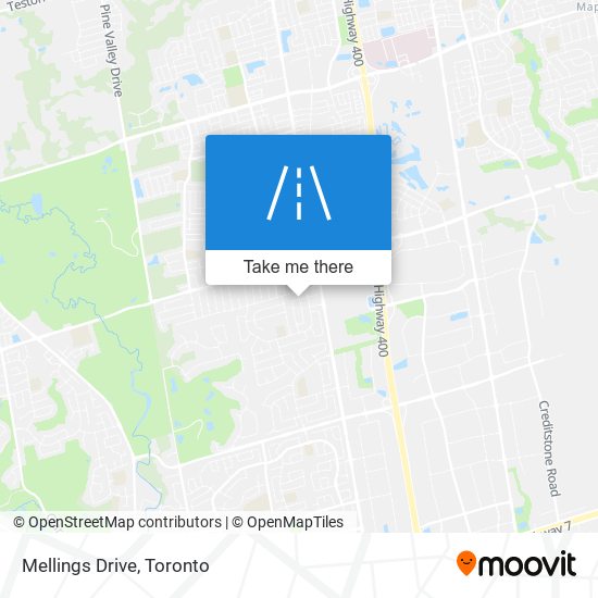 Mellings Drive map