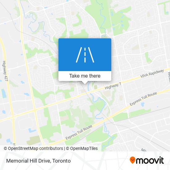 Memorial Hill Drive map