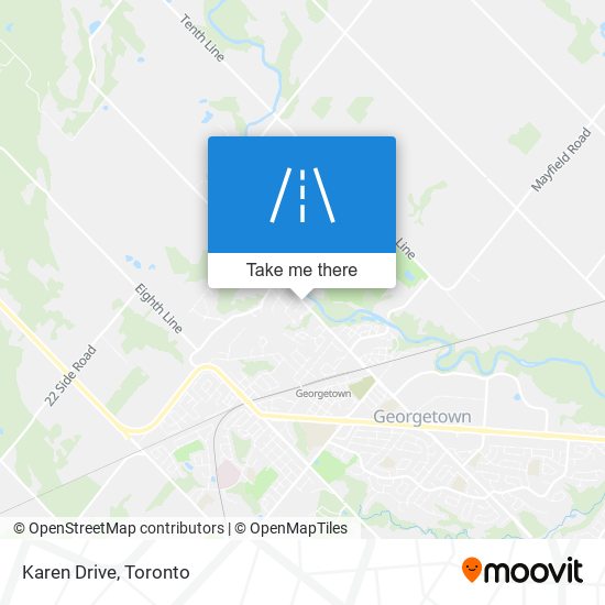 Karen Drive map