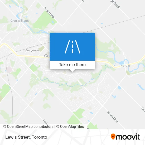 Lewis Street map
