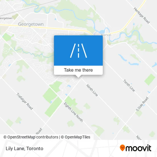 Lily Lane map