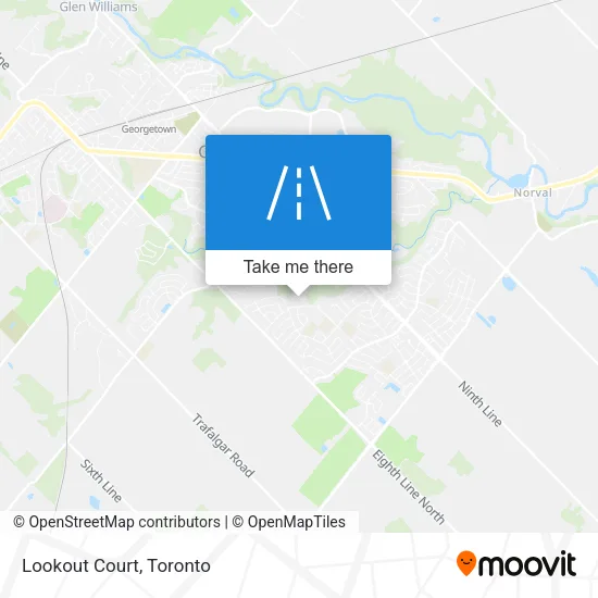 Lookout Court map