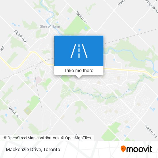 Mackenzie Drive map