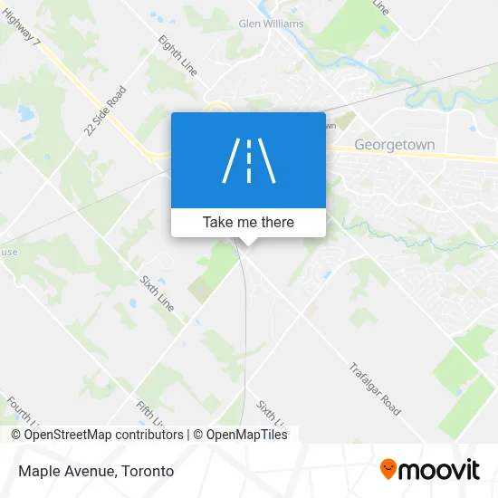Maple Avenue map