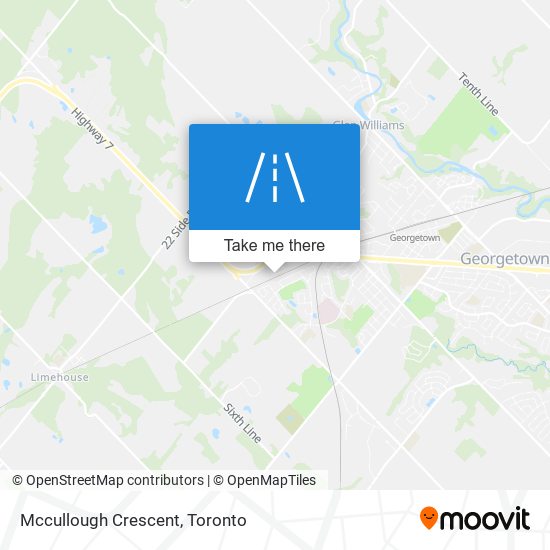 Mccullough Crescent map