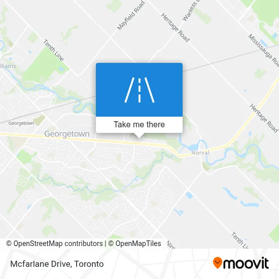 Mcfarlane Drive map