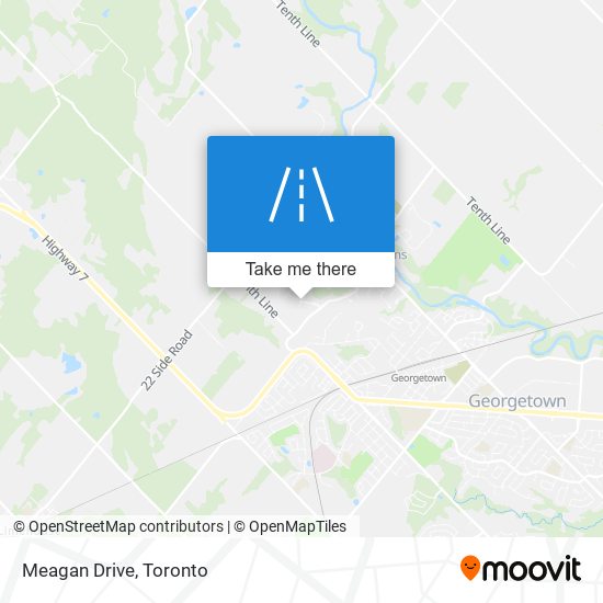 Meagan Drive map