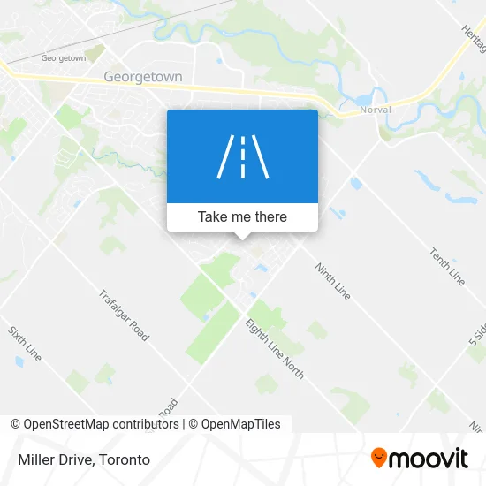 Miller Drive map