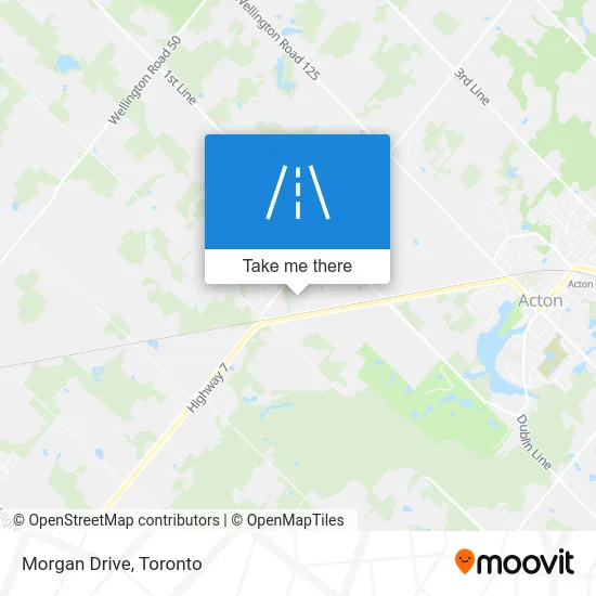 Morgan Drive map