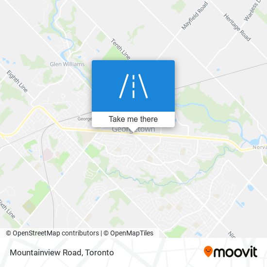 Mountainview Road map