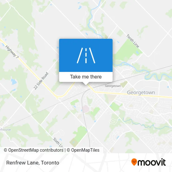 Renfrew Lane map