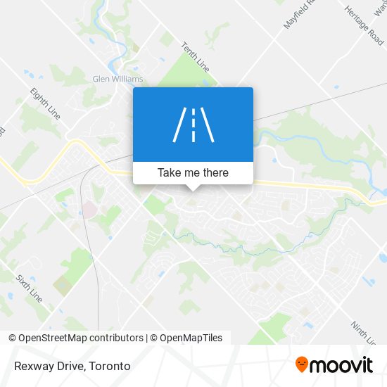 Rexway Drive map