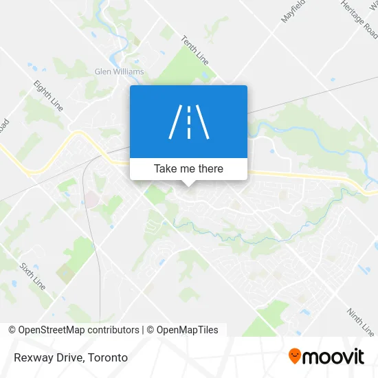 Rexway Drive map