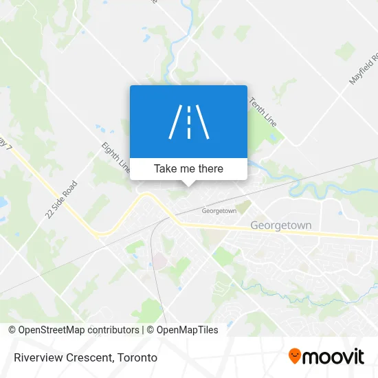 Riverview Crescent map