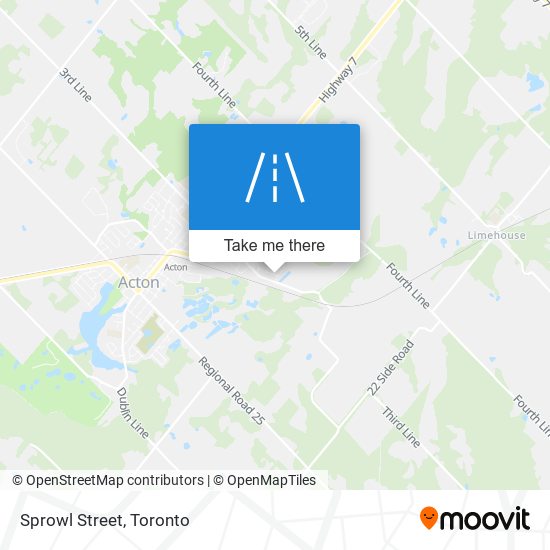 Sprowl Street map