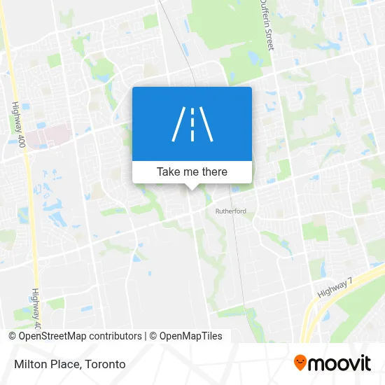 Milton Place map
