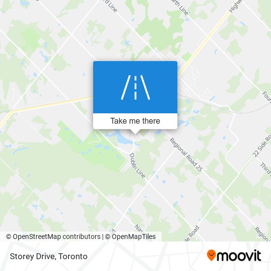 Storey Drive map