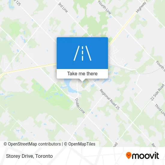Storey Drive map