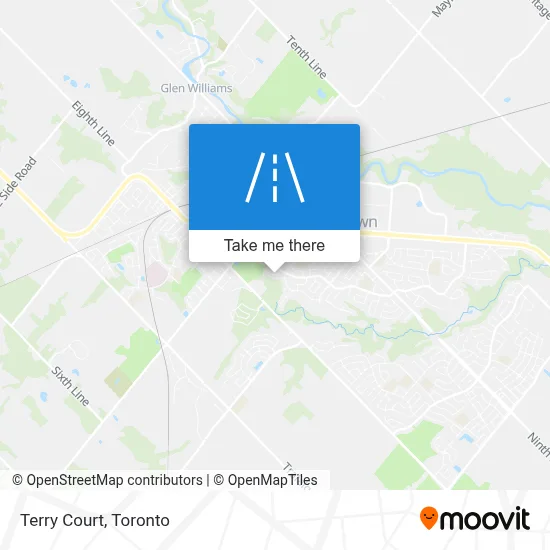 Terry Court map
