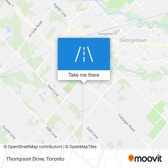 Thompson Drive map