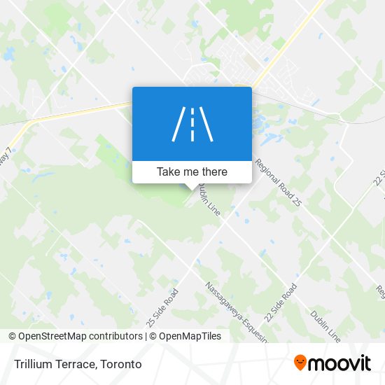 Trillium Terrace map