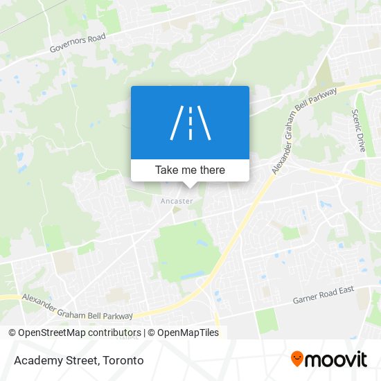 Academy Street map