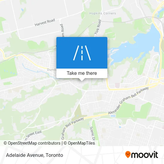 Adelaide Avenue map