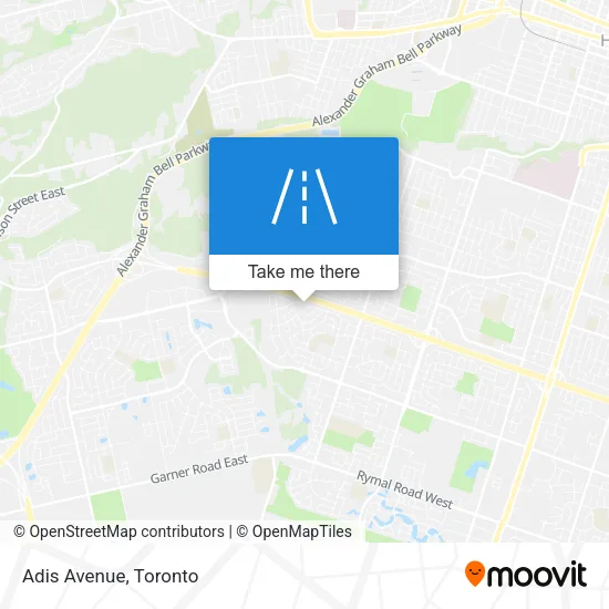 Adis Avenue map
