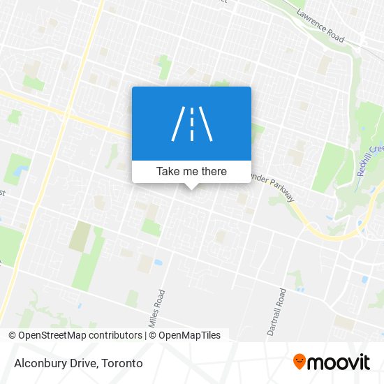 Alconbury Drive map